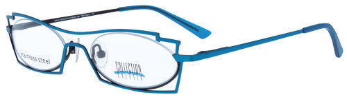 Ausgefallene Damen - Brillenfassung Collection Creativ 1154 - 730 in Blau / Schwarz