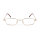 Elegante Lesebrille / Halbbrille CoopClip in Gold mit Clip / Befestigungsklammer