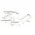 Elegante Lesebrille / Halbbrille CoopClip  in Silber Matt mit Clip