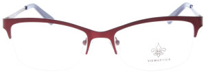 Sportliche Brillenfassung VIEWOPTICS Design VO1376B Bordeaux / Blau 53/17 Nylor