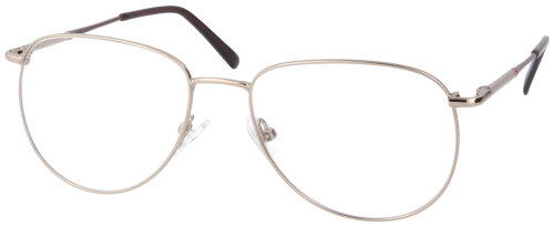 Klassische Vollrand - Brillenfassung 7009A22 54/16  mit Federscharnier in Gold