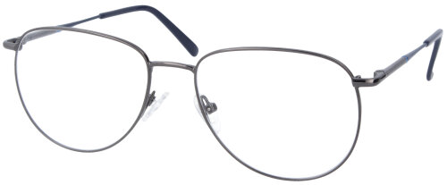 Klassische Vollrand - Brillenfassung 7009A22 54/16  mit Federscharnier in Schwarz