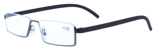 Lesebrille FRANZ - mit Entspiegelung und Blaulichtfilter in Schwarz