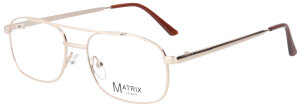 Klassische Metall - Brillenfassung Matrix  215 54/18-140...