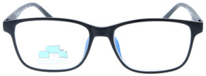 Bildschirmbrille BLUEBREAKER® für ermüdungsfreies Sehen mit Blue-Blocker in Schwarz + 1,50 dpt