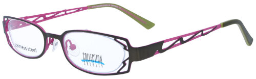 Auffällige Damen - Brillenfassung Collection Creativ 1157 - 890 in Grün / Pink