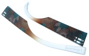 DILEM Brillenbügel  ZC258 - braun-transparent gemustert