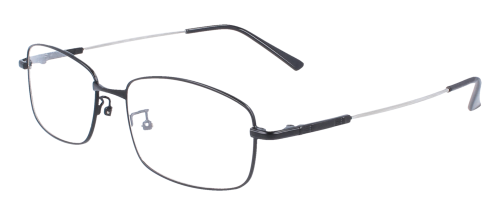 Herrenbrillenfassung QQN 9852 54/18-140 schwarz - silber