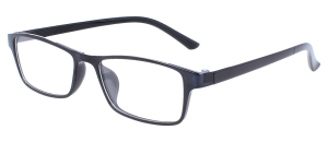 Praktische HIGO Brillenfassung TR 1646 in Schwarz mit...